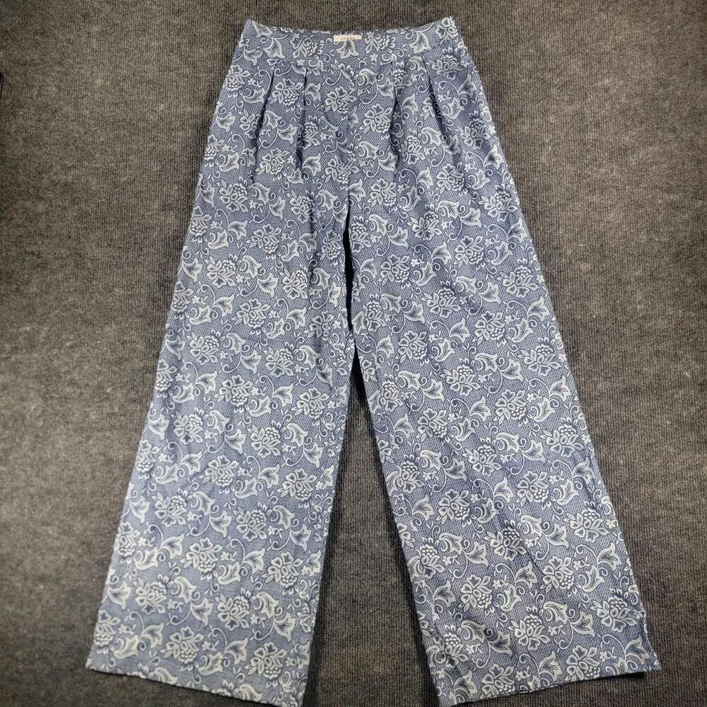 Umgee-usa Women's White and Blue Trousers